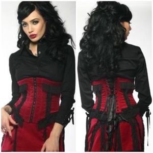 Vintage Lip Service Tease-O-Rama corset waist cincher